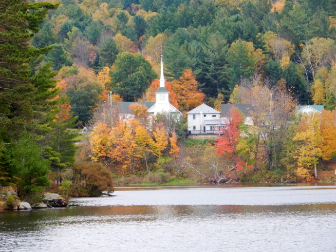 Driving to Lake George on back roads