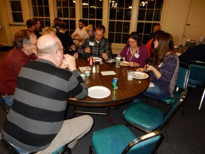 Friday night pizza dinner