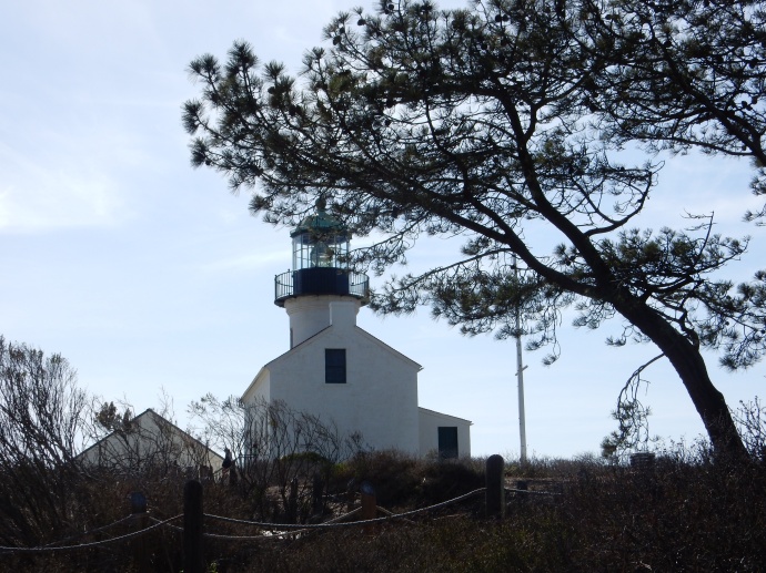 Old  Point Loma lighthouse at Cabrillo