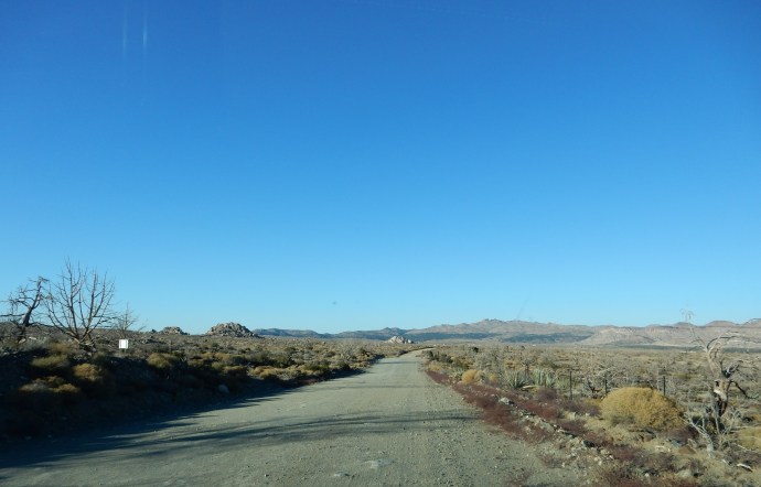 Part of the road system at Mojave
