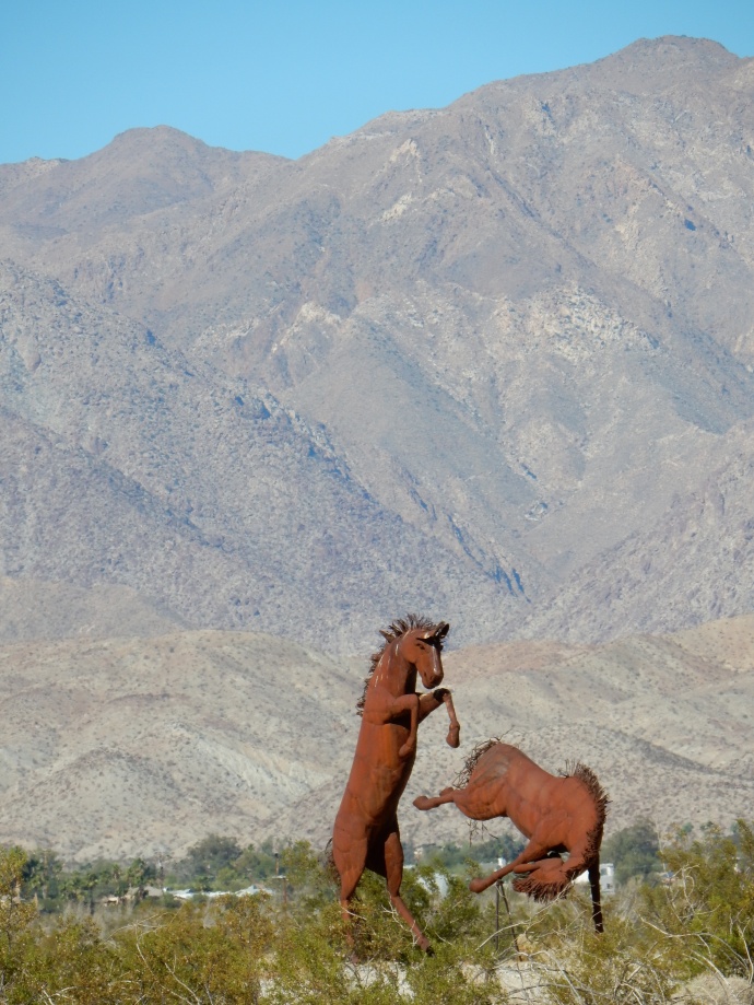 One of the Borrego Springs sculptures