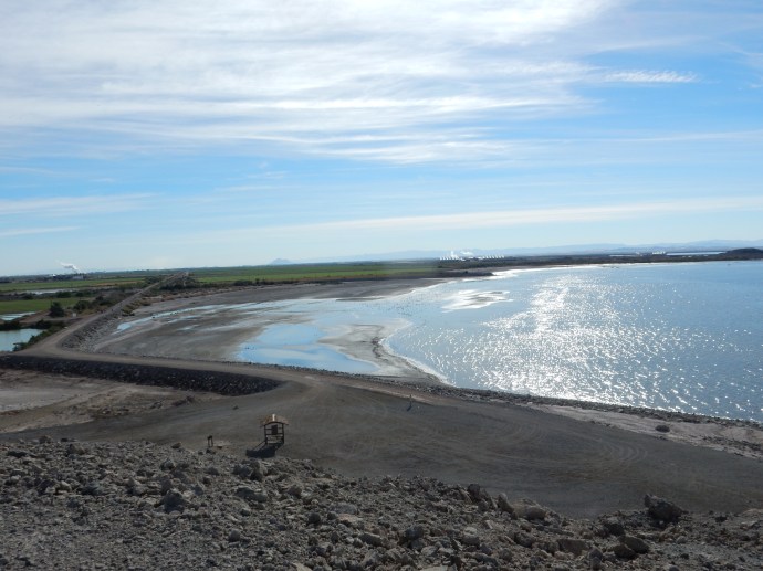 Salton sea, wildlife refuge and power  plants