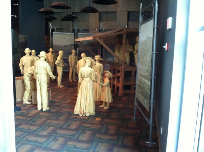 A recreation of the 1905 auction of land that created the city of Las Vegas