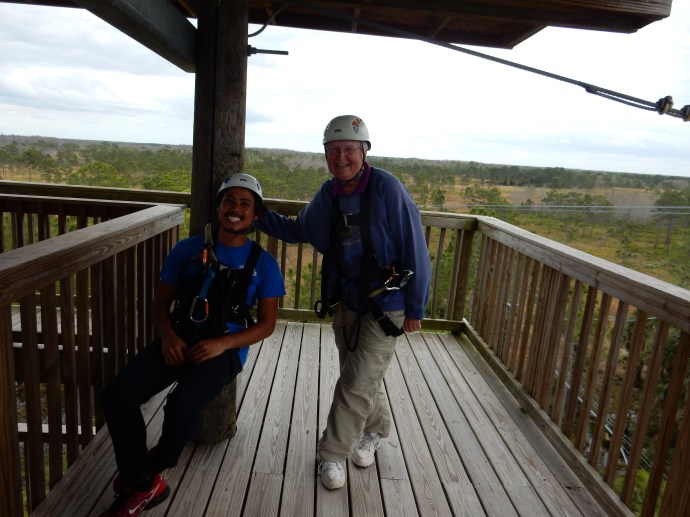 Chris and one of our guides