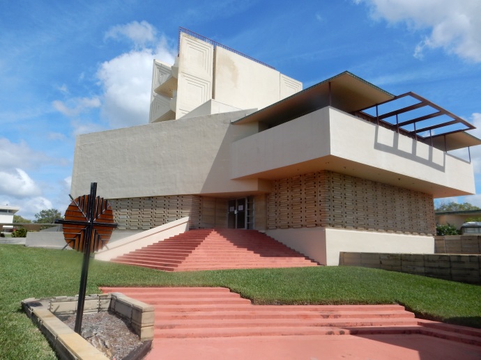 Annie Pfeiffer Chapel designed by Frank Lloyd Wright at Florida Southern College in Lakeland FL