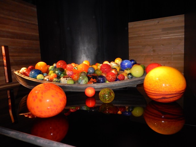 One of the Chihuly works 