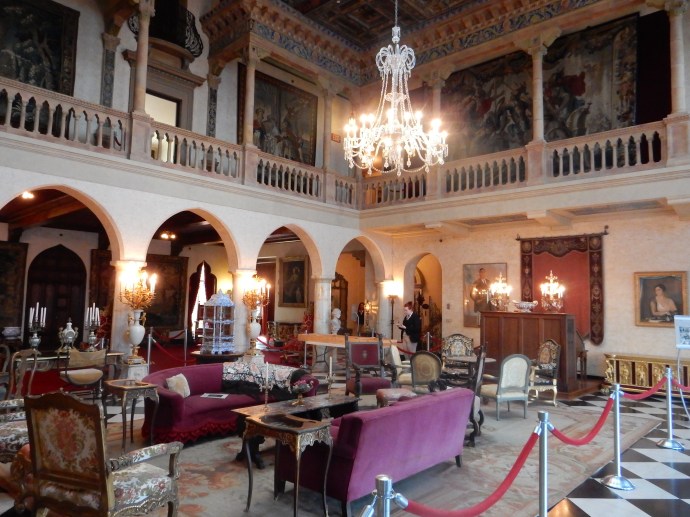 The Court in the Ringling mansion