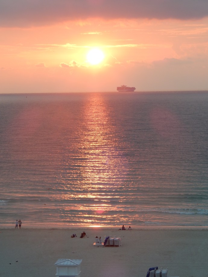 Sunrise on the beach