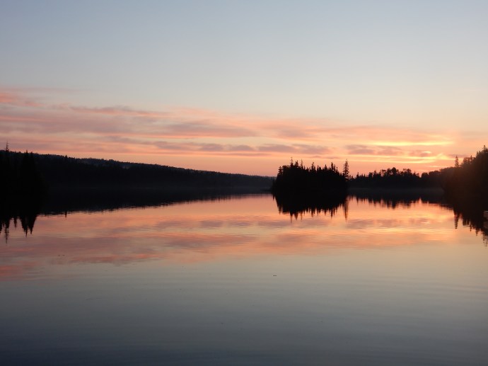 Sunrise on Tobin Harbor