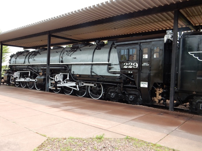 The last steam locomotive used; it had more power than the diesel ones that replaced it