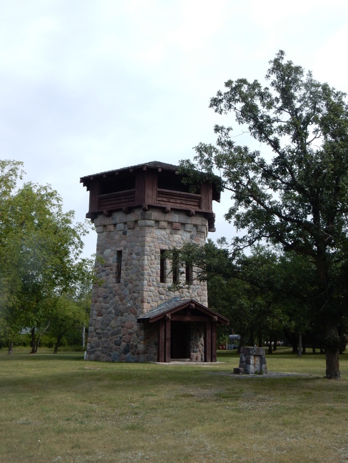 WPA constructed water tower and observation tower at Lake Bronson