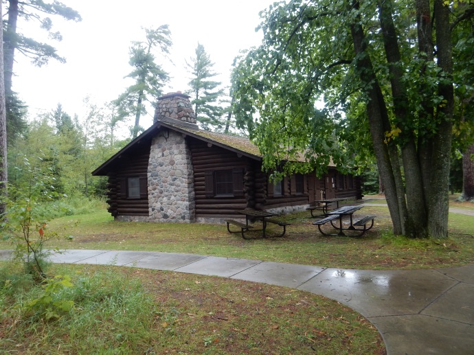 Scenic State Park shelter constructed by the CCC in the 1930s