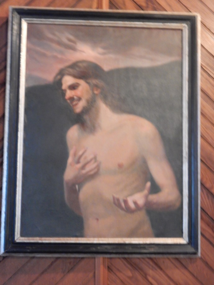 The "Laughing Jesus" painting