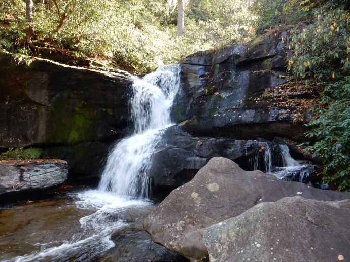 Hidden Falls in Pisgah National Forest NC
