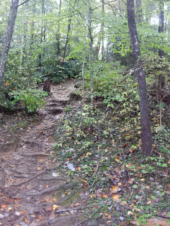 After climbing up this hill, ...