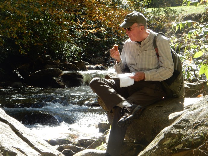 A restful lunch-of PBJ sandwiches