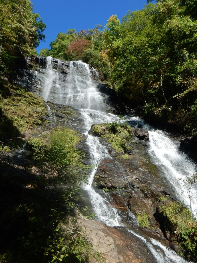 View of upper section of Amicalola Falls