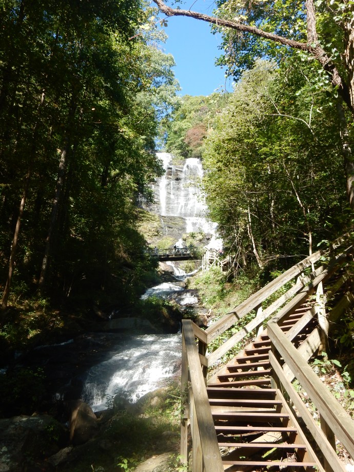 Attempt to show all of Amicalola Falls
