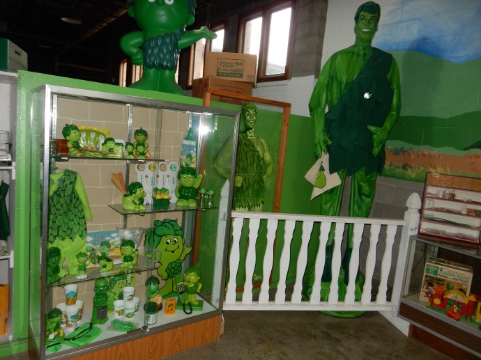 Memorabilia at the Giant Museum in Blue Earth