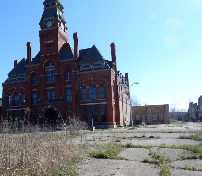 Pullman Administration Building-site of future Visitors Center