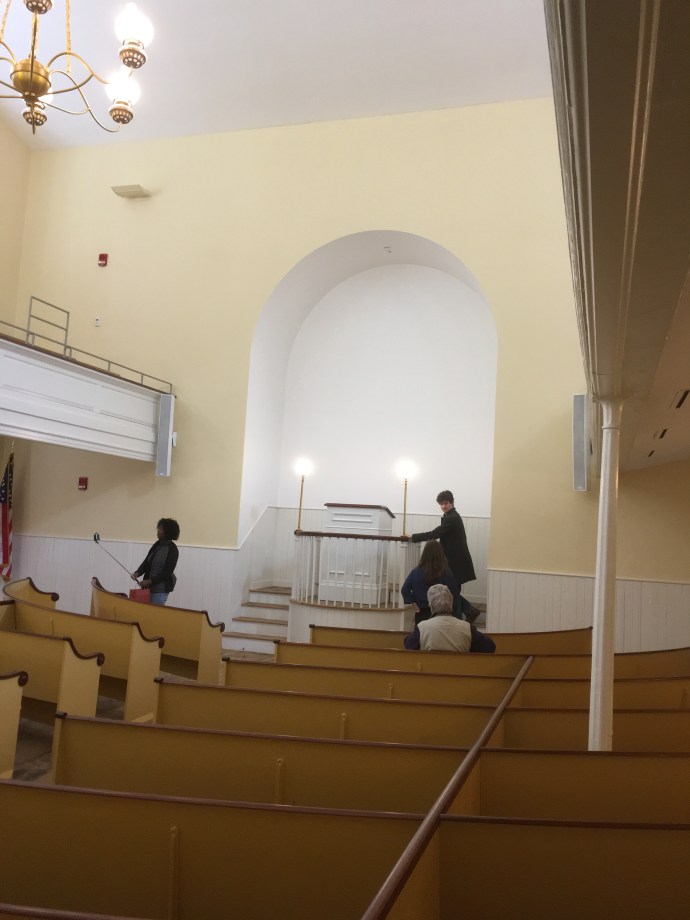 Interior of African Meeting House