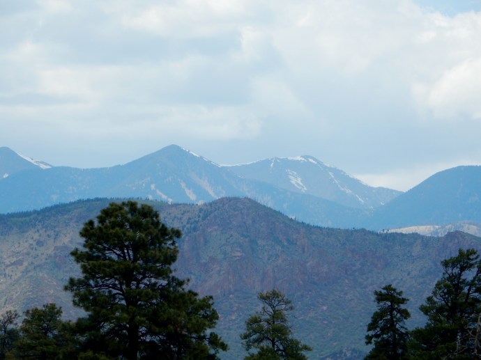 San Francisco Mountains at Flagstaff, AZ