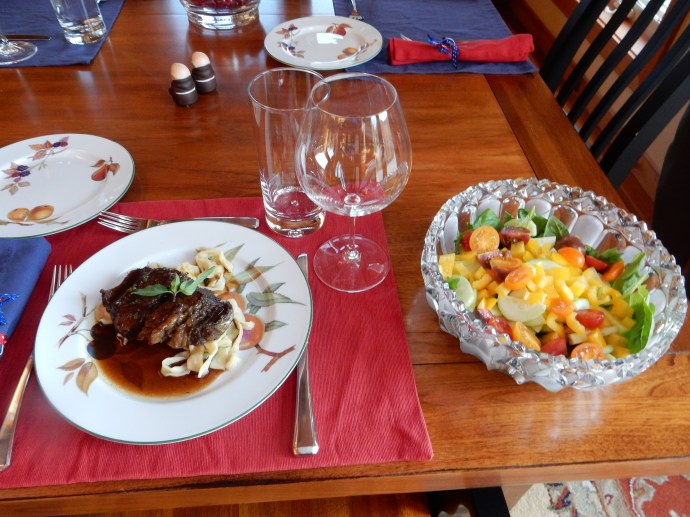 Dinner at Lou and Joyce's house