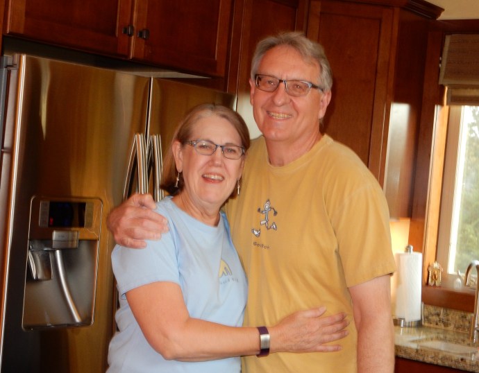 Joyce and Lou, our hosts in Flagstaff