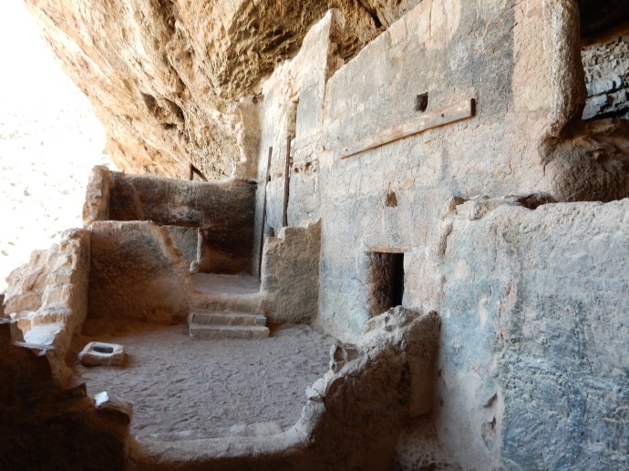 Part of the cliff dwellings at Tonto National Monument