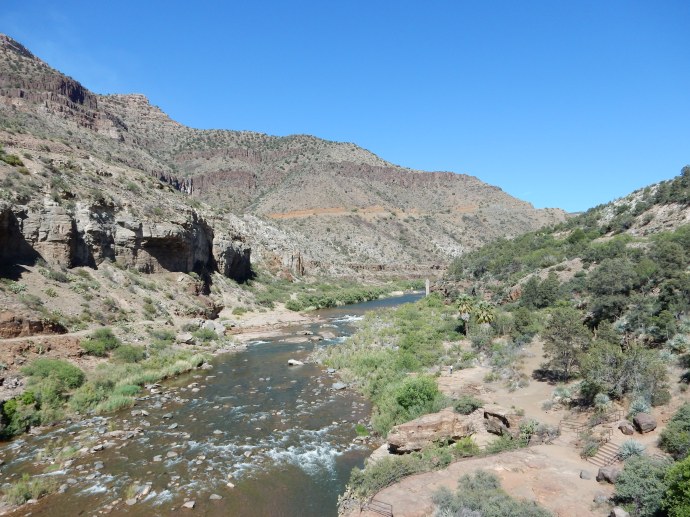 Salt River flowing from the White Mountains