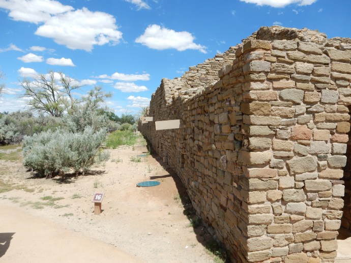 The north wall of the West Ruin