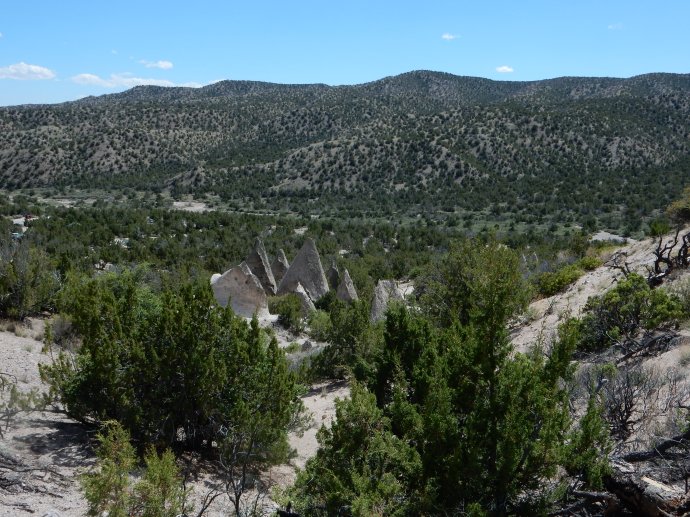Tent rocks-showing why the area was named that by Anglos.