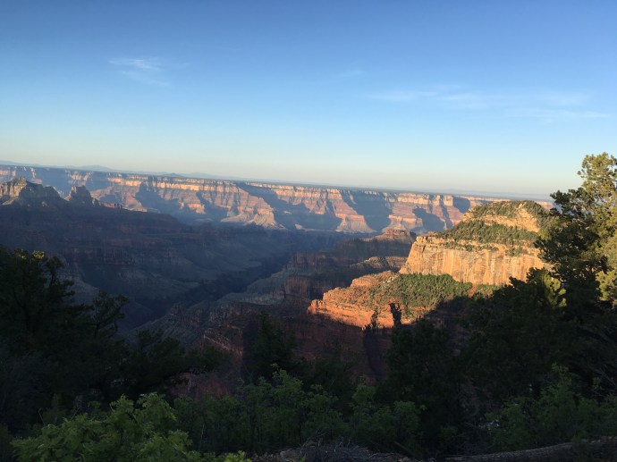 Sunrise at north rim
