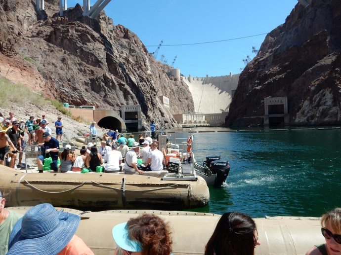 A view of the boats loading up