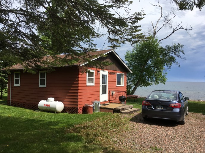 Our cabin at Lakeside Cottages, Little Marais MN