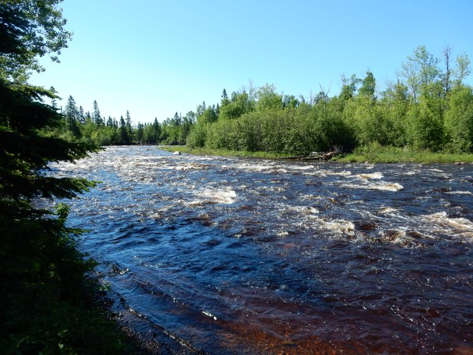 Temperance River above the falls, MN North Shore