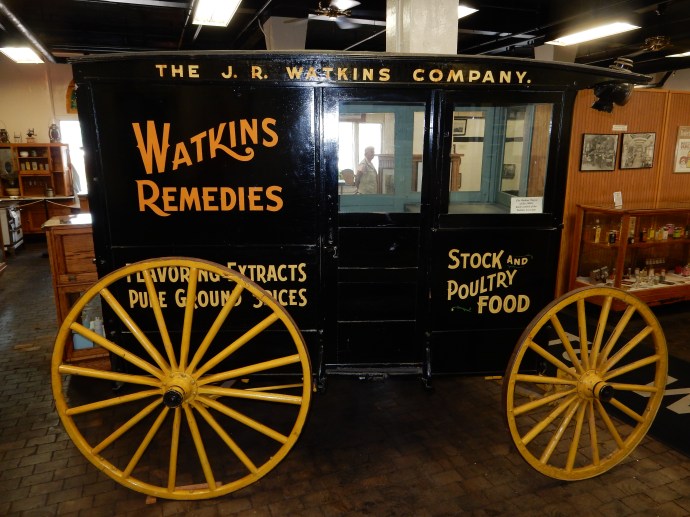 At the JR Watkins museum in Winona MN