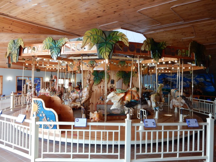 Carousel at LARK Toy in Kellogg MN