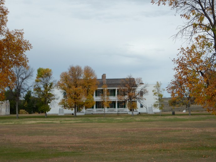 "Old Bedlam" the unmarried officers quarters at Fort Laramie-the oldest building in WY