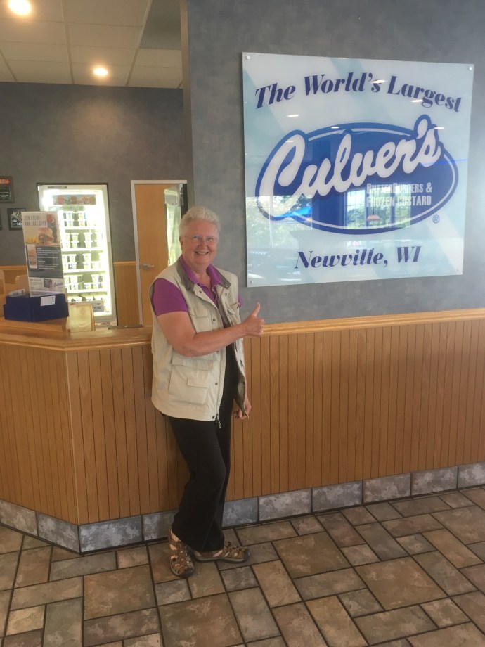 Lunch at the largest Culver's in the world