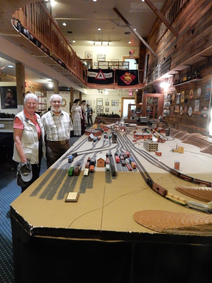 Chris and docent at North Adams Historical Society