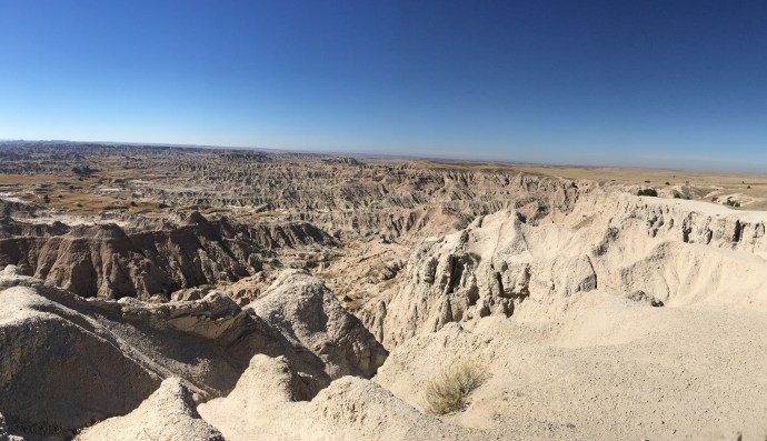 A view of the badlands