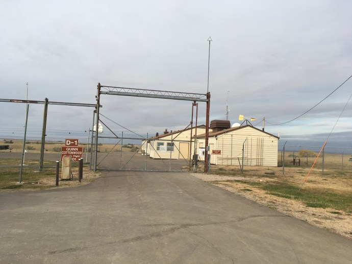 The above ground control facility at Minuteman Missile Historic Site.