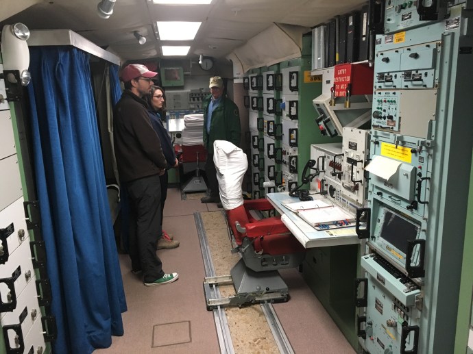 The underground facility at Minuteman Missile Historic site.