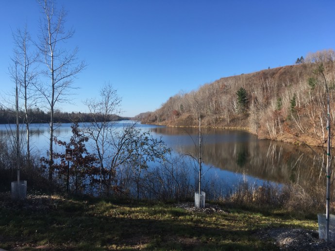 Cuyuna Country with mining waste hill to right
