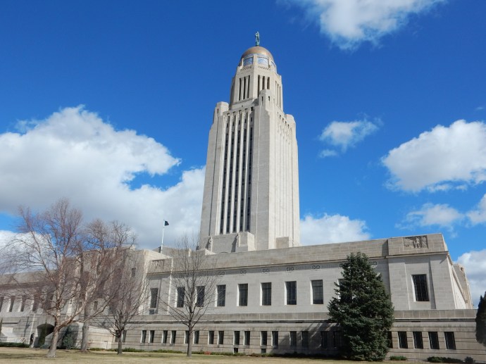 The Nebraska State Capitol in Lincoln